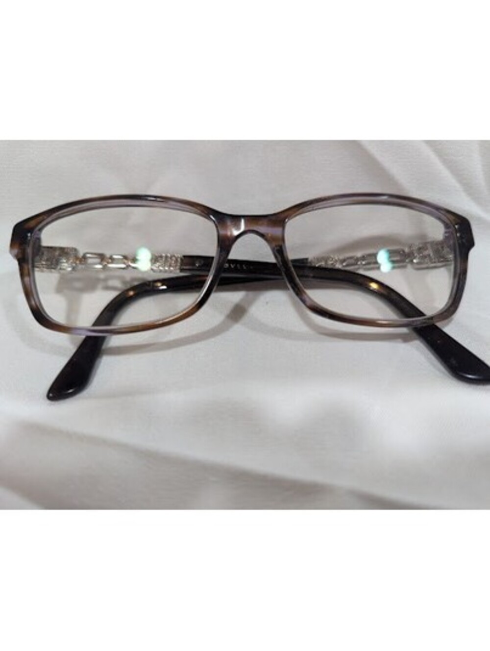 Bvlgari Eyeglasses Glasses Frames BV4061B 851 Dark Havana with Crystals 4061B